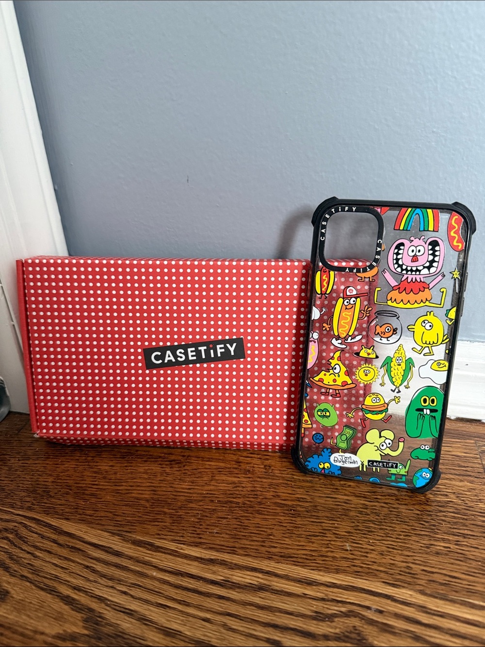 Casetify x Jon Burgerman Ultra Impact Case & glass protector - iPhone 11 Pro Max